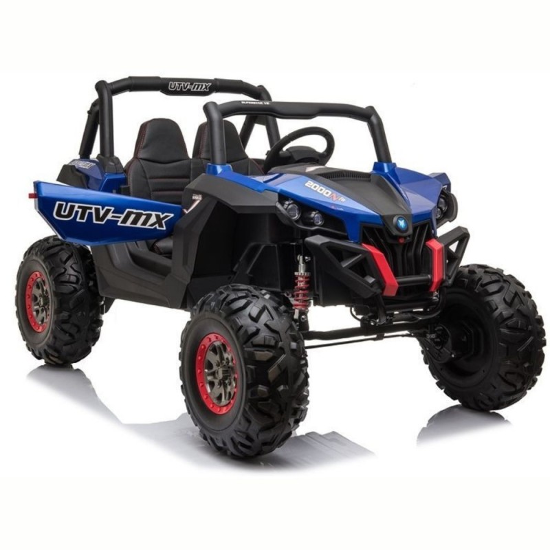 Elektromobilis JEEP XMX603, 4X4, 2x12 V, mėlynas