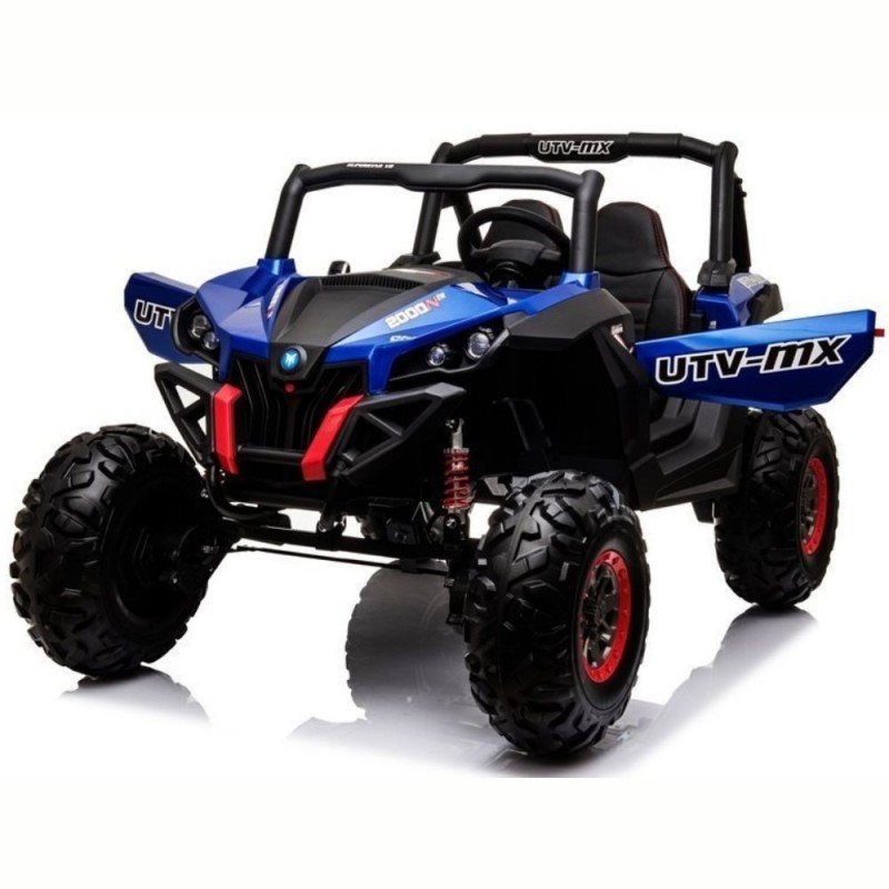Elektromobilis JEEP XMX603, 4X4, 2x12 V, mėlynas