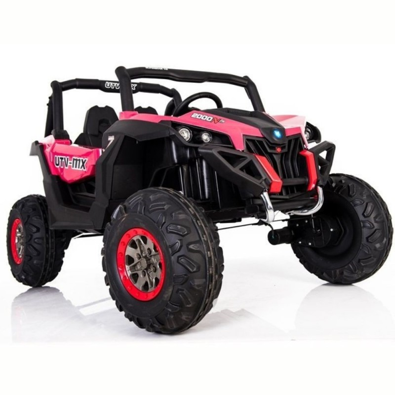 Elektromobilis JEEP XMX603 4X4, 2x12V/7Ah, rožinis