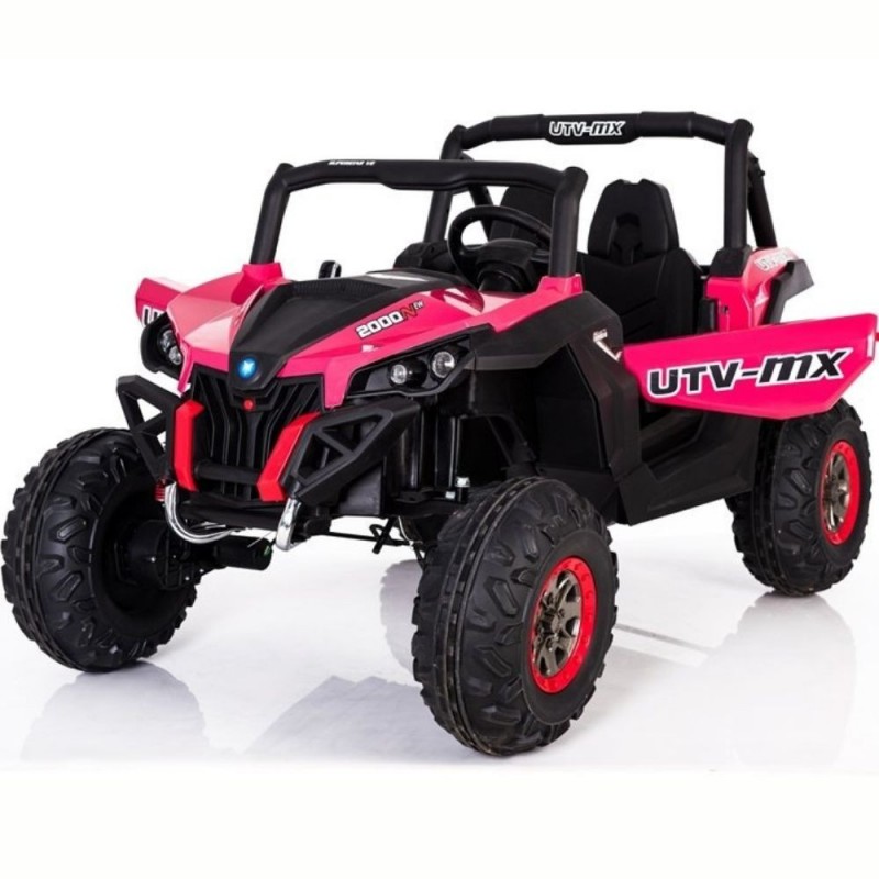Elektromobilis JEEP XMX603 4X4, 2x12V/7Ah, rožinis