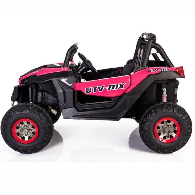 Elektromobilis JEEP XMX603 4X4, 2x12V/7Ah, rožinis
