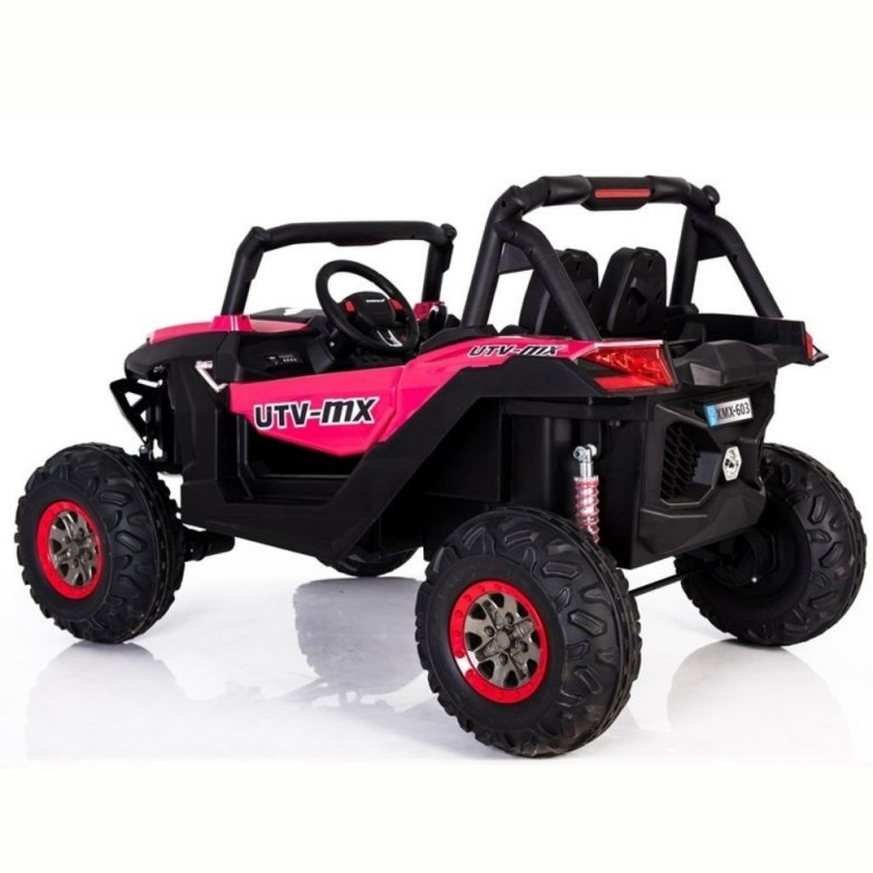 Elektromobilis JEEP XMX603 4X4, 2x12V/7Ah, rožinis