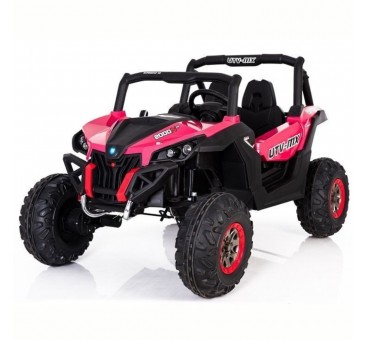 Elektromobilis JEEP XMX603 4X4, 2x12V/7Ah, rožinis