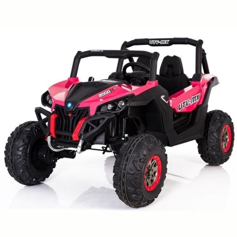 Elektromobilis JEEP XMX603 4X4, 2x12V/7Ah, rožinis