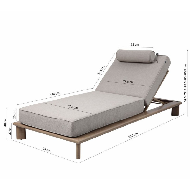 Lauko gultas AVERY BLAKE 210x95x40 cm