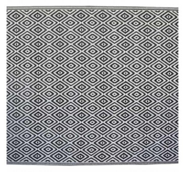 Terasos kilimas 160x230cm BLACK
