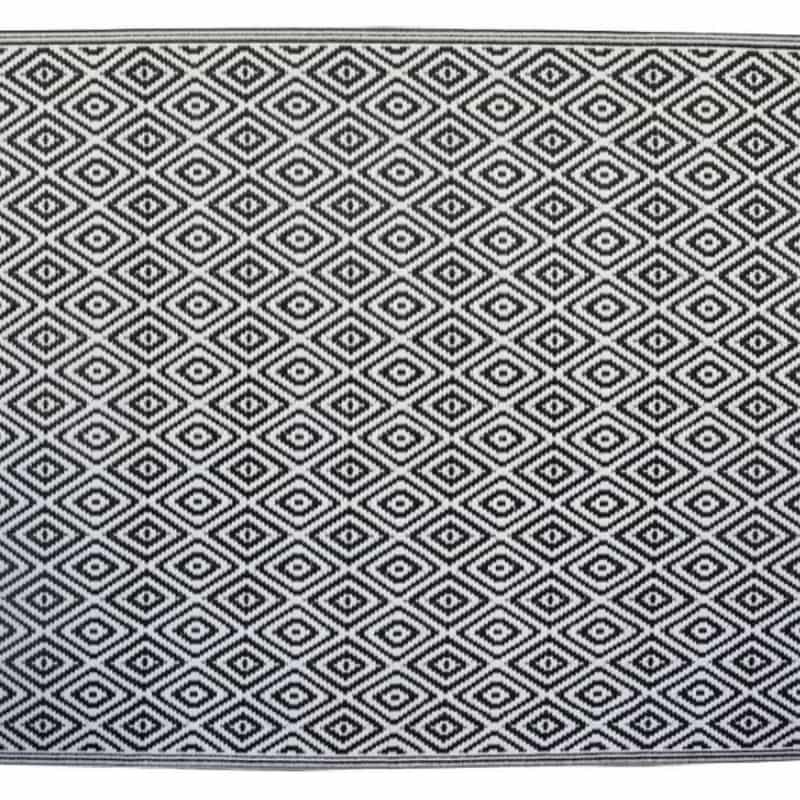 Terasos kilimas 160x230cm BLACK