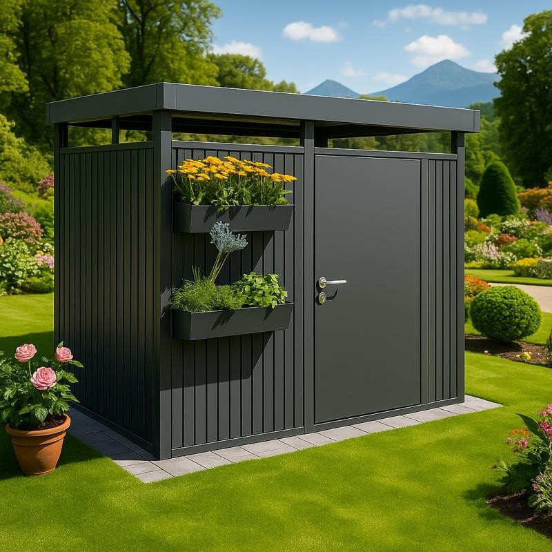 Įrankių namelis H4 HIGHLINE 275x275 vienos durys