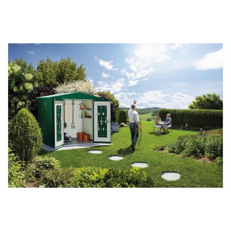 Įrankių namelis 4 BIOHORT EUROPA 244x228 dvigubos durys