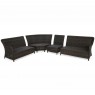 Lauko baldų komplektas WINTSOR DINING BROWN