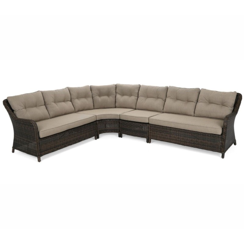 Lauko baldų komplektas WINTSOR DINING BROWN