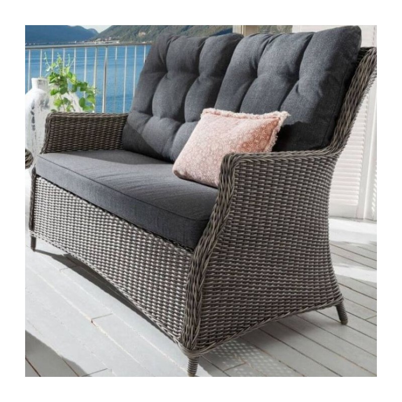 Lauko sofa CAISA VINTAGE GREY 137x78x97cm