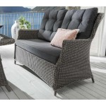 Lauko sofa CAISA VINTAGE GREY 137x78x97cm