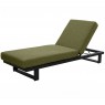 Lauko gultas KAZOKU BLACK/GREEN 201x75x39