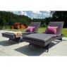 Lauko gultai NORA GREY/GREY MELANGE + staliukas