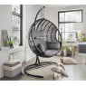Pakabinamas krėslas ROUND DELUXE GREY