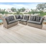 Kampinis baldų komplektas TAN3 DELUXE GREY/BROWN MELANGE