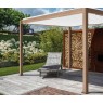 Pavėsinė - pergola MIRADOR111 3x4m šviesios medienos spalva