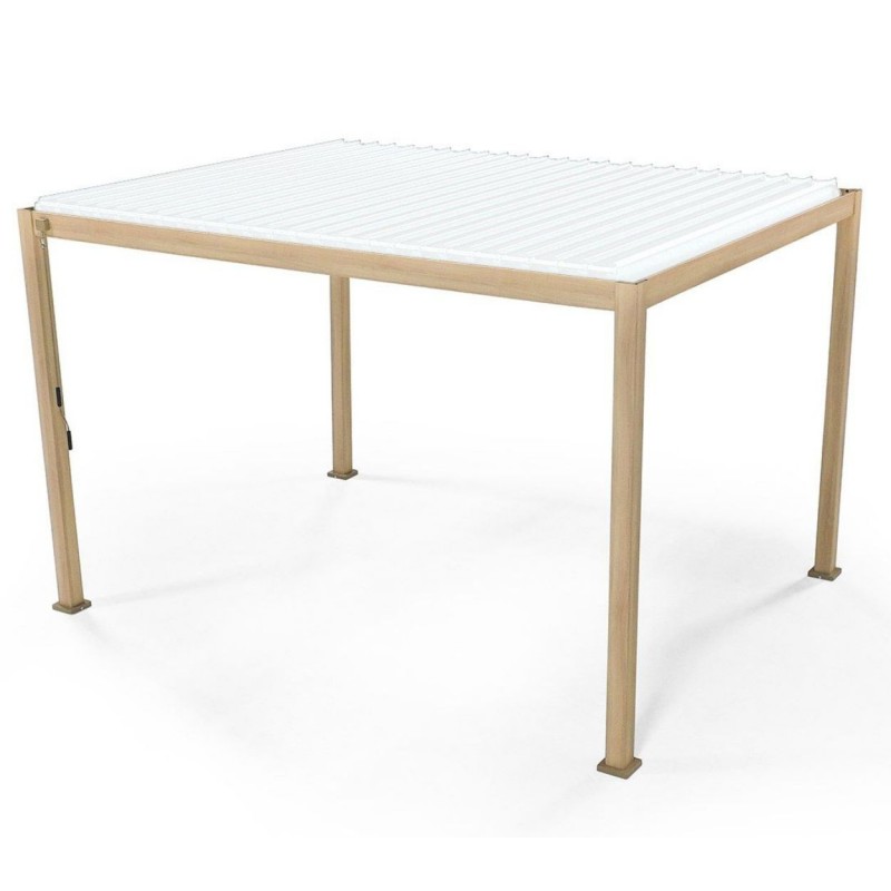 Pavėsinė - pergola MIRADOR111 3x4m šviesios medienos spalva