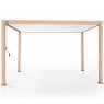 Pavėsinė - pergola MIRADOR111 3x4m šviesios medienos spalva