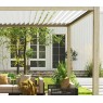 Pavėsinė - pergola MIRADOR111 3x4m šviesios medienos spalva