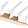 Pavėsinė - pergola MIRADOR111 3x4m šviesios medienos spalva