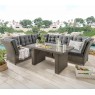 Kampinis baldų komplektas TAN3 DELUXE GREY/BROWN MELANGE