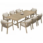 Valgomojo komplektas MARIGOLD 8+1 iš akacijos medienos