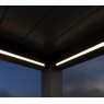 Pavėsinė - pergola PRO DELUXE AUTOMATIC 4x8m su LED, ANTHRACITE