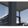 Pavėsinė - pergola PRO DELUXE AUTOMATIC 4x8m su LED, ANTHRACITE