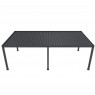 Pavėsinė - pergola PRO DELUXE AUTOMATIC 4x8m su LED, ANTHRACITE