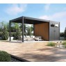 Pavėsinė - pergola su sandėliuku 3x4 ANTHRACITE