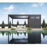 Pavėsinė - pergola su sandėliuku 3x4 ANTHRACITE