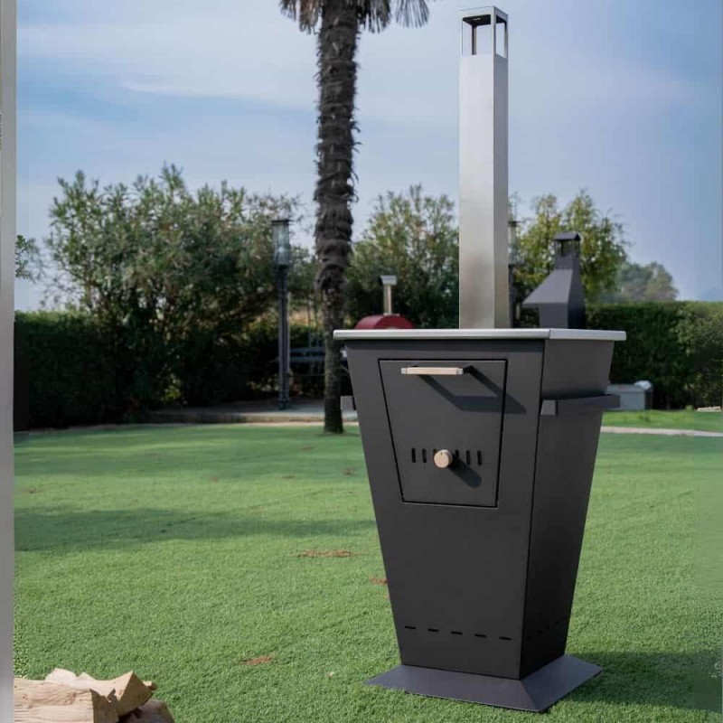 Malkinė kepsninė su kaminu BBQ PRODIGY OVENEAT