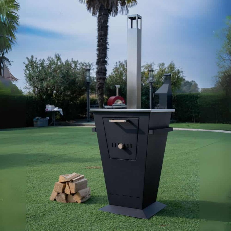 Malkinė kepsninė su kaminu BBQ PRODIGY OVENEAT