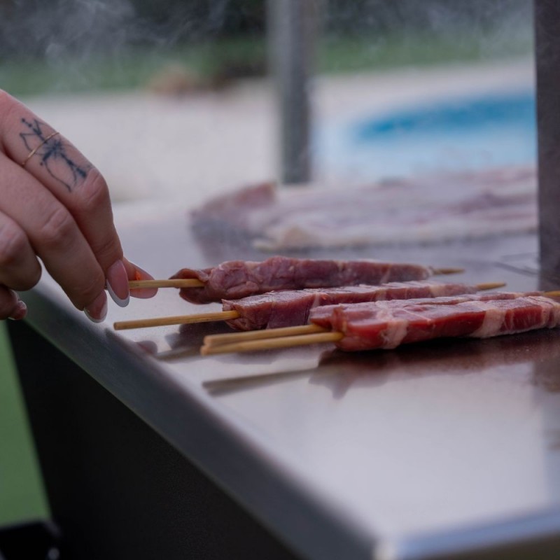 Malkinė kepsninė su kaminu BBQ PRODIGY OVENEAT