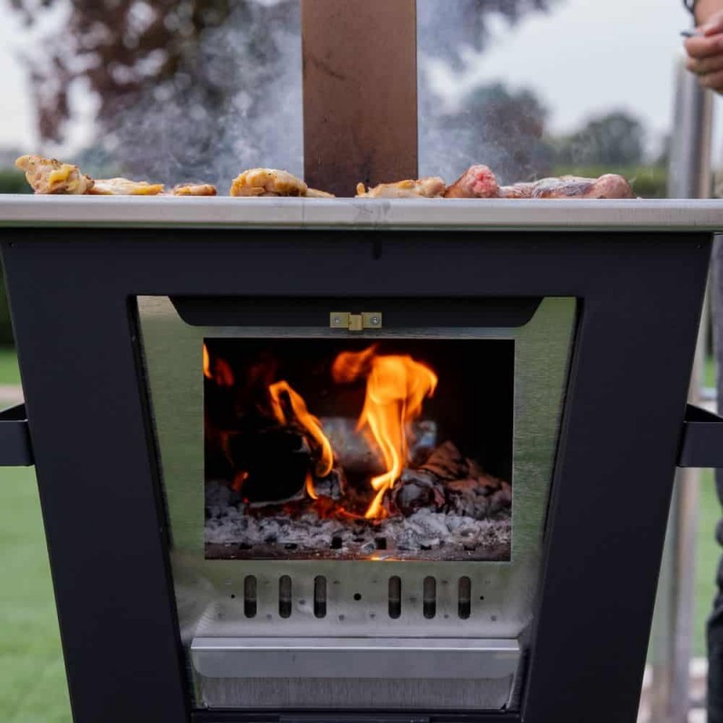 Malkinė kepsninė su kaminu BBQ PRODIGY OVENEAT