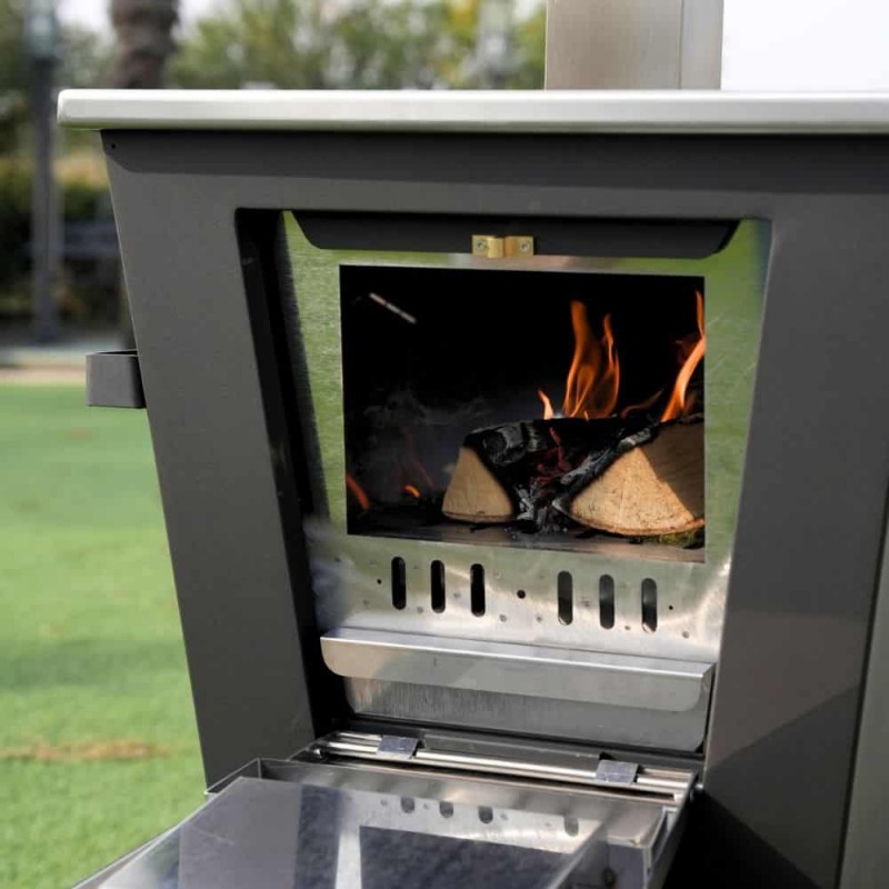 Malkinė kepsninė su kaminu BBQ PRODIGY OVENEAT
