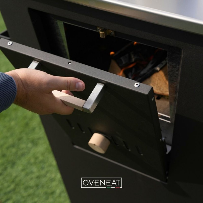 Malkinė kepsninė su kaminu BBQ PRODIGY OVENEAT
