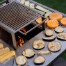 Malkinė kepsninė BBQ TOWER OVENEAT su malkų laikymo vieta