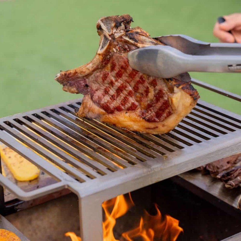 Malkinė kepsninė BBQ TOWER OVENEAT su malkų laikymo vieta