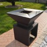 Malkinė kepsninė BBQ TOWER OVENEAT su malkų laikymo vieta