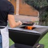 Malkinė kepsninė BBQ TOWER OVENEAT su malkų laikymo vieta