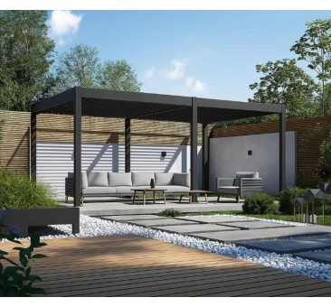 Pavėsinė - pergola 3,6 x 5,3 GUTROOW DELUXE ANTHRACITE