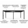 Pavėsinė - pergola 3,6 x 5,3 GUTROOW DELUXE ANTHRACITE