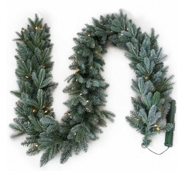 Eglutės šakų girlianda FROSTED MULBERRY 274cm 70 LED