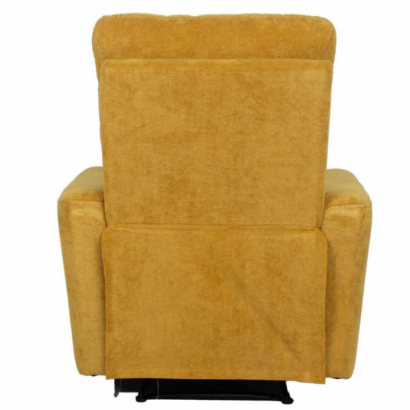 Fotelis - reglaineris GEMMA 89 x 98 x 106 cm geltonas