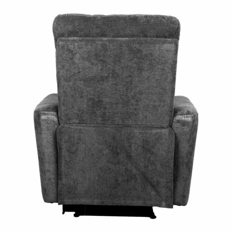 Fotelis - reglaineris GEMMA 89x98x106cm tamsiai pilkas
