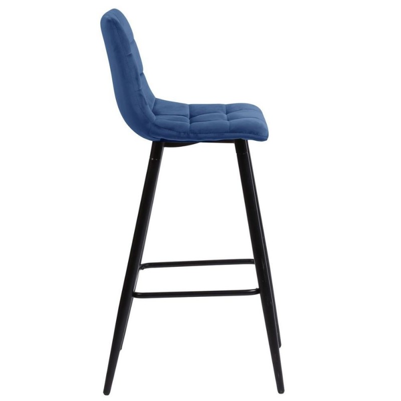 Baro kėdė CHILLI DARK BLUE VELVET