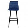 Baro kėdė CHILLI DARK BLUE VELVET
